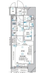 ディアレイシャス名古屋太閤通の物件間取画像